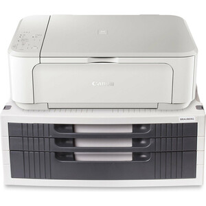 Подставка для принтера или монитора BRAUBERG с 1 полкой и 3 ящиками 510190 - фото 1