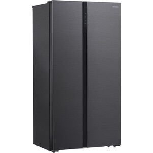 Холодильник Hyundai CS5003F черная сталь