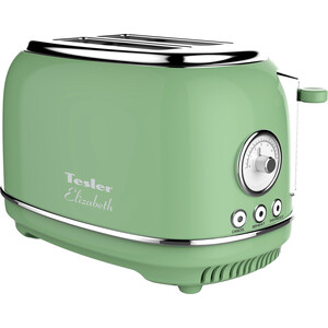 Тостер Tesler TT-245 GREEN тостер smeg tsf01pgeu green