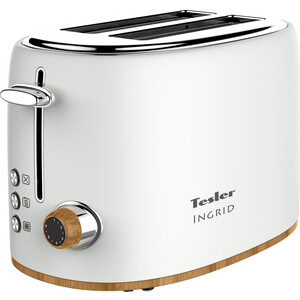 Тостер Tesler TT-240 WHITE тостер tesler tt 255 sand grey