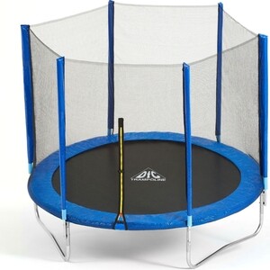 фото Батут dfc trampoline fitness 12ft наружн.сетка, синий (366см)