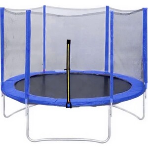 фото Батут dfc trampoline fitness 14ft наружн.сетка, синий (427см)(два короба)