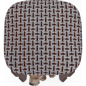 фото Табурет мебель-24 мерлин-3 орех, обивка ткань рогожка корфу (продается разобранным)