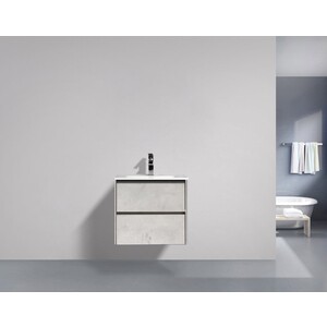 фото Тумба с раковиной belbagno pietra 60 stucco cemento leggero (pietra-600-2c-so-st, bb600etl)