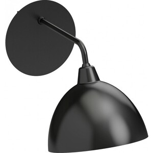 фото Светильник jacob delafon настенный из лакированного металла, черный (eb2575-nf)