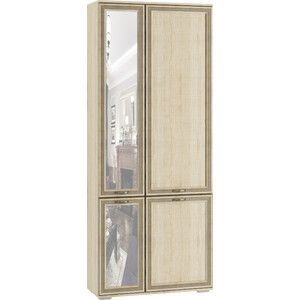 Шкаф комбинированный с зеркалом Ника Ливорно ЛШ-9 дуб сонома комбинированный шкаф трия