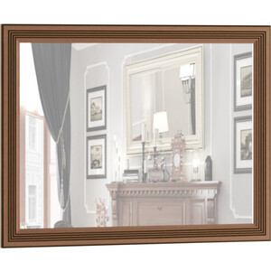 Зеркало Ника ЛЗ-20 орех донской гостиная латте 1 2554×456×2134 мм бодега cветлый орех донской