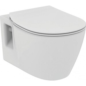 Унитаз подвесной безободковый Ideal Standard Rimless с сиденьем-микролифт (E822301) унитаз компакт sanita идеал комфорт с сиденьем микролифт wc cc ideal 2 dm wht g s1