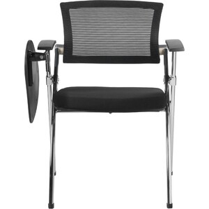 фото Кресло riva chair rch 462tec черное складное хром с пюпитром.