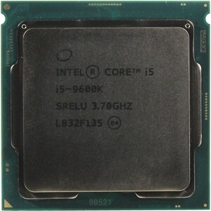 

Процессор Intel Intel Core i5-9600K Coffee Lake OEM (3.70Ггц, 9МБ, Socket 1151), Intel Core i5-9600K Coffee Lake OEM (3.70Ггц, 9МБ, Socket 1151)