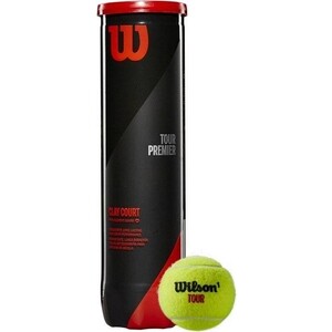 

Мяч для большого тенниса Wilson Tour Premier Can Clay арт. WRT119600 одобр. ITF 4 мяча, Tour Premier Can Clay арт. WRT119600 одобр. ITF 4 мяча