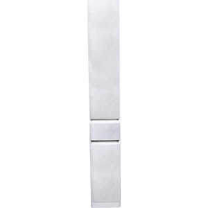 Пенал Style line Атлантика 30 с корзиной, Люкс бетон крем, PLUS (СС-00002277) шкаф пенал style line