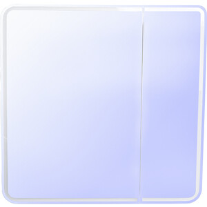 Зеркальный шкаф Style line Каре 80x80 с подсветкой, сенсорный выключатель (СС-00002276) зеркало шкаф style line каре 70х80 левое с подсветкой сенсор сс 00002371