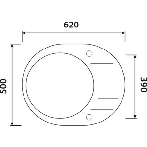 Кухонная мойка Kaiser Granit KGMO-6250 Grey серая (KGMO-6250-G)