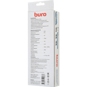 Сетевой фильтр Buro 500SH-5-SW-W 5м (5 розеток) белый