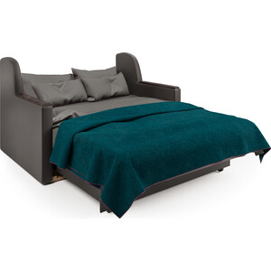 фото Шарм-дизайн диван-кровать аккорд д 120 экокожа шоколад и ромб