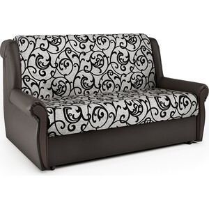 Диван-кровать Шарм-Дизайн Аккорд М 100 экокожа шоколад и узоры диван кровать шарм дизайн уют 2 шоколад