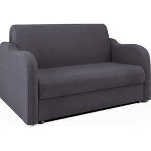 прямой диван артмебель эллиот рогожка серый Диван-кровать Шарм-Дизайн Коломбо 100 серый