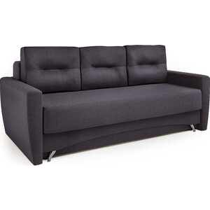 Диван-кровать Шарм-Дизайн Опера 130 рогожка серый прямой диван лига диванов атланта лайт со столом рогожка серый правый 112489r