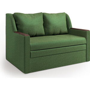 Диван-кровать Шарм-Дизайн Дуэт зеленый артмебель прямой диван клайд велюр зеленый
