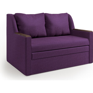 Диван-кровать Шарм-Дизайн Дуэт фиолетовый кровать мебелико далия микровельвет фиолетовый