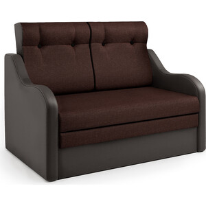 Диван-кровать Шарм-Дизайн Классика 2В шоколад и рогожка кровать шарм дизайн классика 100 серый