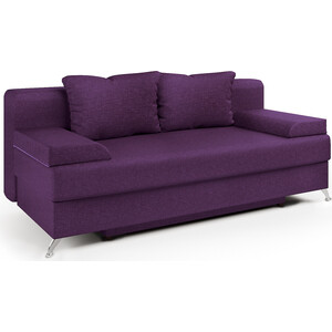 Диван-кровать Шарм-Дизайн Лайт фиолетовый угловой диван лига диванов атланта лайт велюр зеленый левый угол 112495l