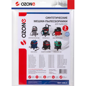 

Мешки для пылесоса Ozone совместимы с BOSCH, KRESS, ИНТЕРСКОЛ, STARMIX, AEG, FELISATTI, HITACHI, METABO, 2 шт (MXT-308/2), совместимы с BOSCH, KRESS, ИНТЕРСКОЛ, STARMIX, AEG, FELISATTI, HITACHI, METABO, 2 шт (MXT-308/2)
