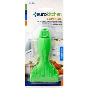 Скребок для  стеклокерамики Eurokitchen салатовый (RS-18L)
