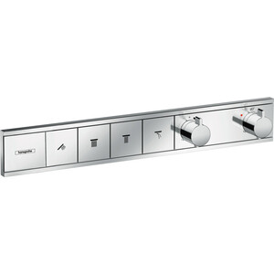 фото Термостат для ванны hansgrohe rainselect на 4 потребителя, хром (15382000)