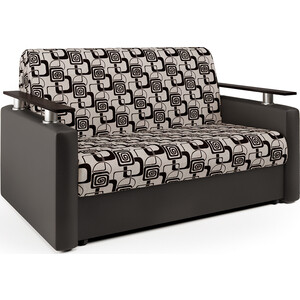 Диван-кровать Шарм-Дизайн Шарм 100 экокожа шоколад и ромб кресло кровать шарм дизайн шарм экокожа беж и ромб