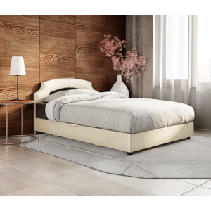 Диван-кровать Шарм-Дизайн Шарм 120 рогожка шоколад и экокожа беж кресло шарм дизайн евро белая экокожа
