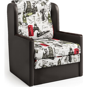 фото Шарм-дизайн кресло-кровать классика д шоколад и велюр