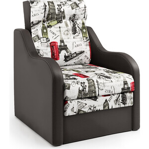 Кресло-кровать Шарм-Дизайн Классика В шоколад и велюр кровать mebel ars мишель 140 см велюр молочный шоколад нв 178 13