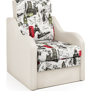 Кресло-кровать Шарм-Дизайн Классика В экокожа беж и велюр кресло руководителя everprof bond tm экокожа
