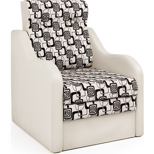 Кресло-кровать Шарм-Дизайн Классика В экокожа беж и ромб кресло кровать шарм дизайн классика в шенилл серый