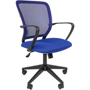 Офисное кресло Chairman 698 TW-05 синий кресло chairman game 14 ткань черн желт 00 07022221