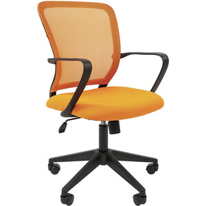 Офисное кресло Chairman 698 TW-66 оранжевый матрац tetchair 23 01 для кресла папасан ткань оранжевый с23