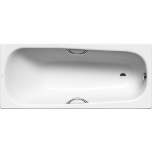 Ванна стальная Kaldewei Saniform Plus Star 331 Antislip, Easy Clean 150x70 см, с отверстиями под ручки (133130003001) ванна kaldewei form plus стальная 150x70 см