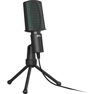 Микрофон Ritmix RDM-126 black/green
