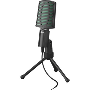 Микрофон Ritmix RDM-126 black/green