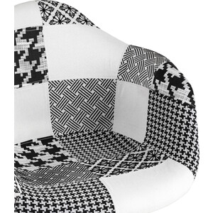 Кресло Stool Group Eames пэчворк черно-белое Y809 bw - фото 5