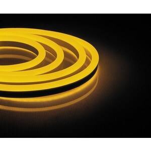 фото Лента feron светодиодная неоновая влагозащищенная 12w/m 144led/m 2835smd желтый 50m ls721 32715