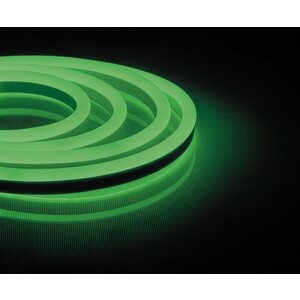 фото Лента feron светодиодная неоновая влагозащищенная 12w/m 144led/m 2835smd зеленый 50m ls721 32714