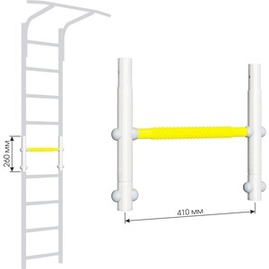 Вставка для увеличения высоты Romana ДСКМ 410 Dop8 (6.06.00) белый прованс/жёлтый
