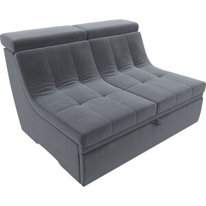 Модуль Лига Диванов Холидей Люкс раскладной диван велюр серый модуль лига диванов холидей кресло велюр серый