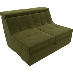 Модуль Лига Диванов Холидей Люкс раскладной диван микровельвет зеленый модуль лига диванов холидей люкс кресло микровельвет зеленый