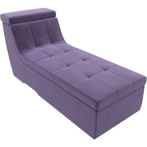Модуль Лига Диванов Холидей Люкс канапе велюр фиолетовый модуль лига диванов холидей люкс кресло велюр фиолетовый