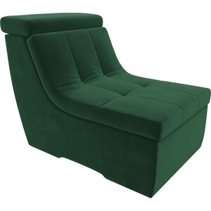 Модуль Лига Диванов Холидей Люкс кресло велюр зеленый модуль лига диванов холидей люкс кресло микровельвет зеленый