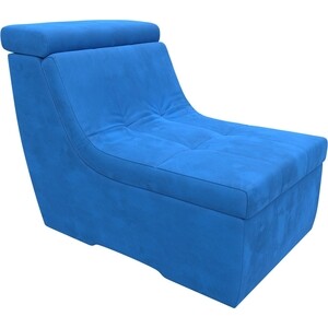 фото Модуль лига диванов холидей люкс кресло велюр голубой